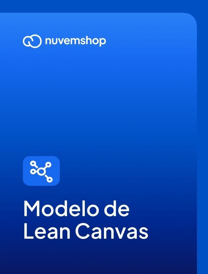 Capa de Modelo de Lean Canvas.